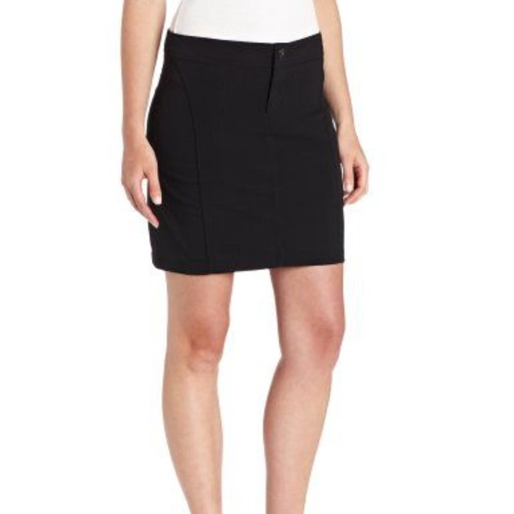 Dockers Black Cotton Skort Preppy Casual Sz 14